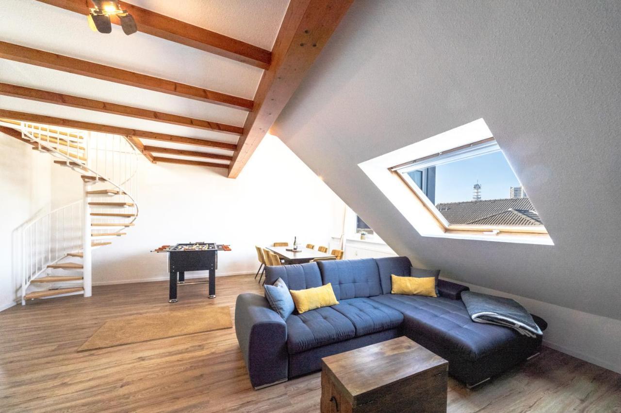 Stylisches Penthouse Zentral Tischfussball 100M2 Wii Hannover Exterior photo